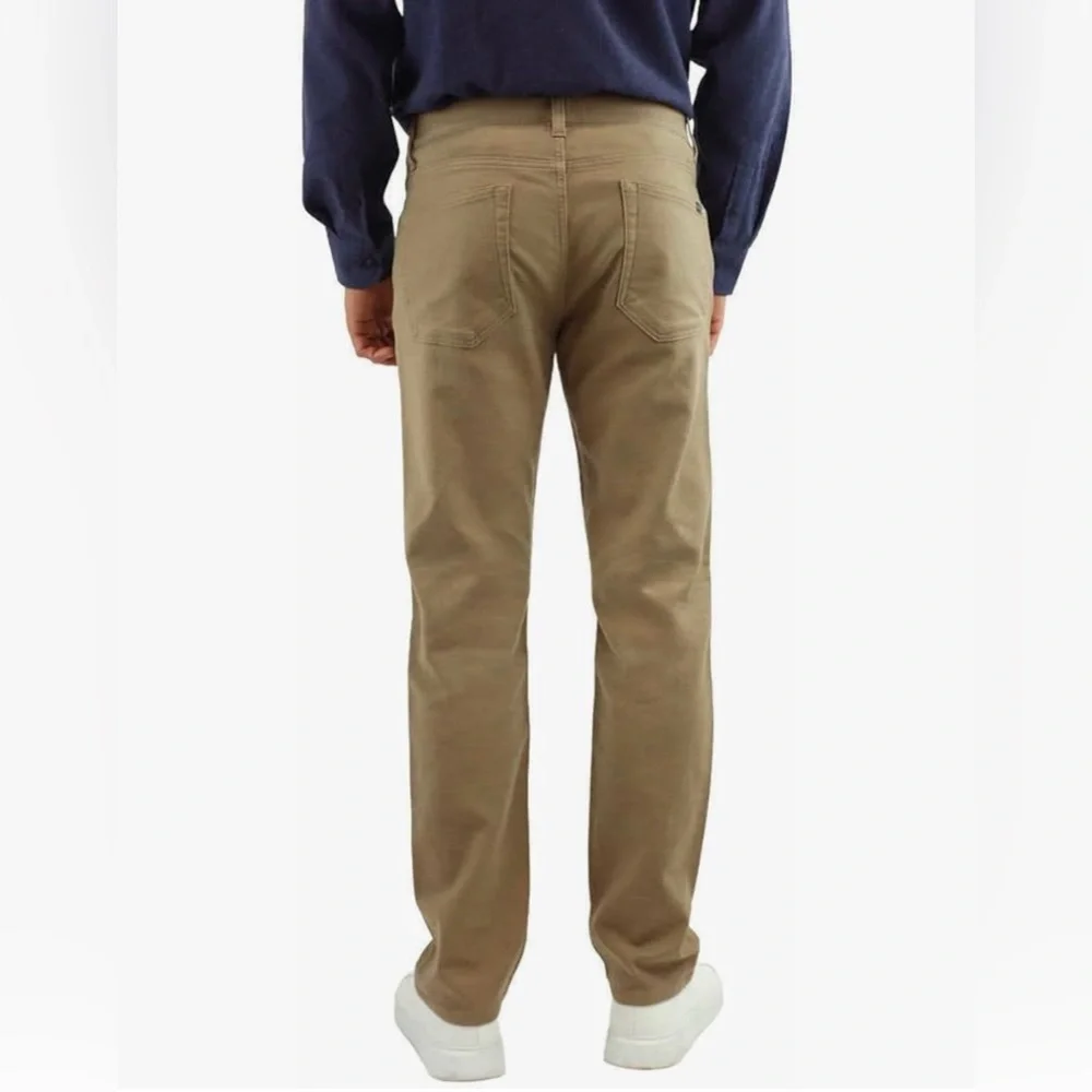 Jachs New York Mens Mid-Weight 5 Pocket Stretch Pant , Tan